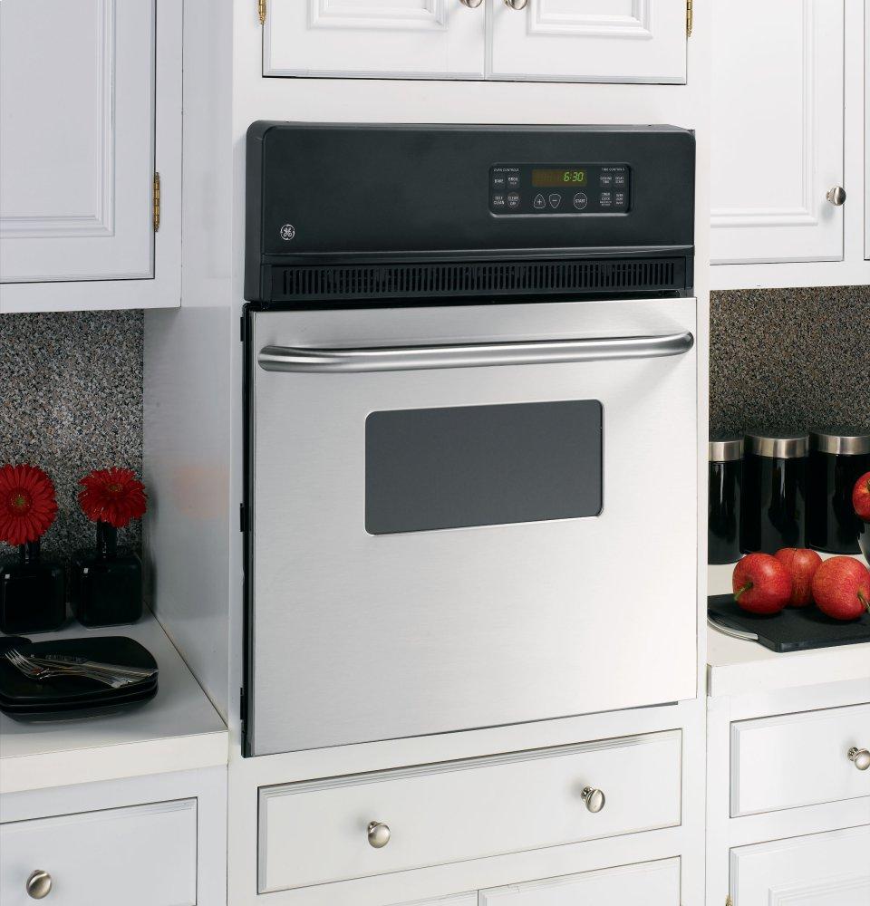 Ge Appliances JRP20SKSS Ge® 24" Electric Single Self-Cleaning Wall Oven