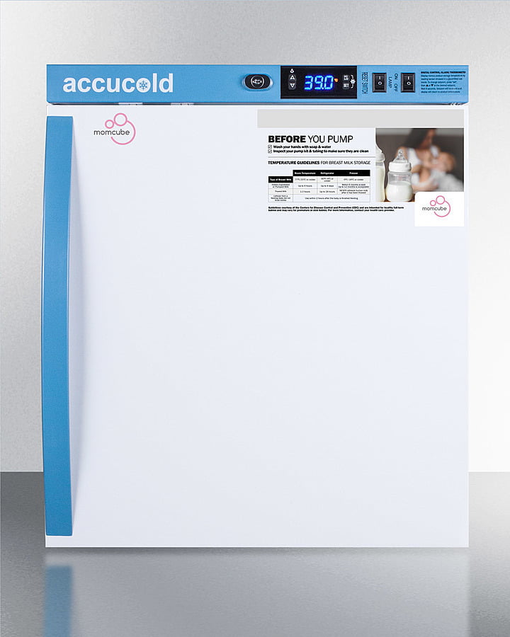 Summit MLRS1MC 1 Cu.Ft. Countertop Momcube Breast Milk Refrigerator