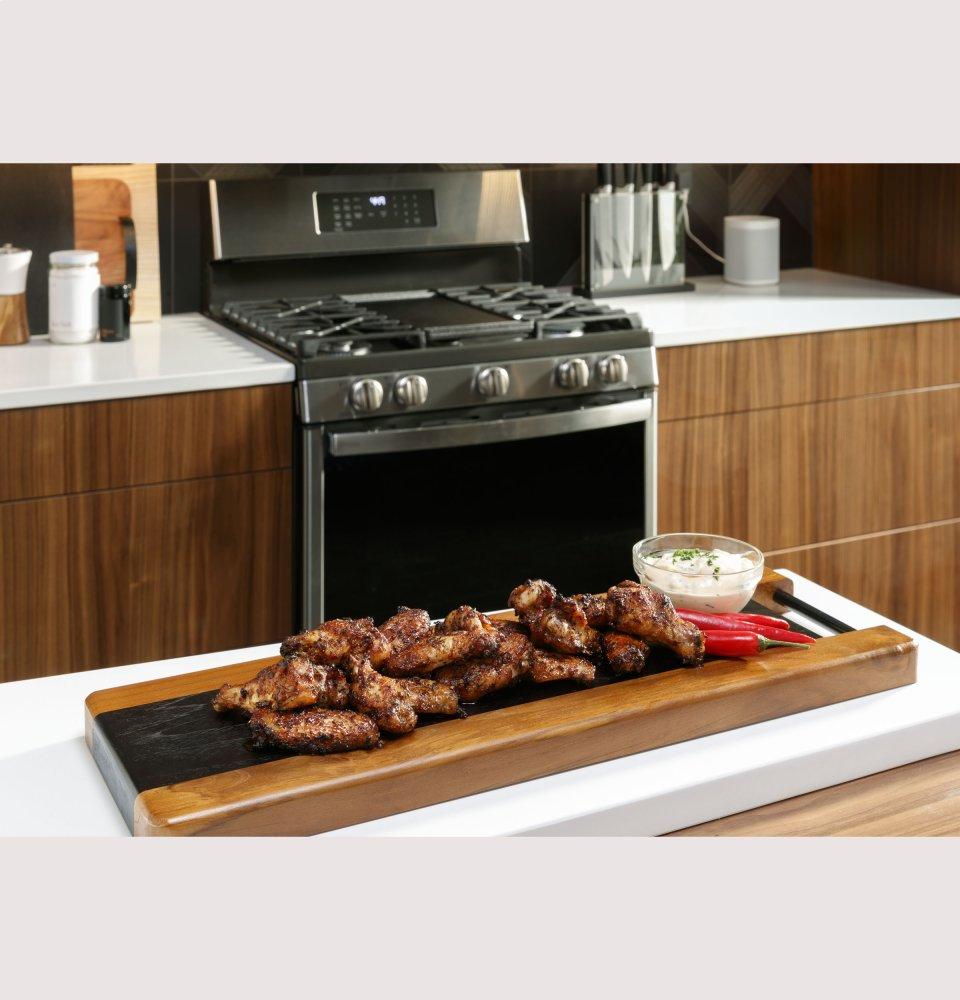 Ge Appliances PGB935BPTS Ge Profile™ Smart 30" Free-Standing Self Clean Gas Range With No Preheat Air Fry