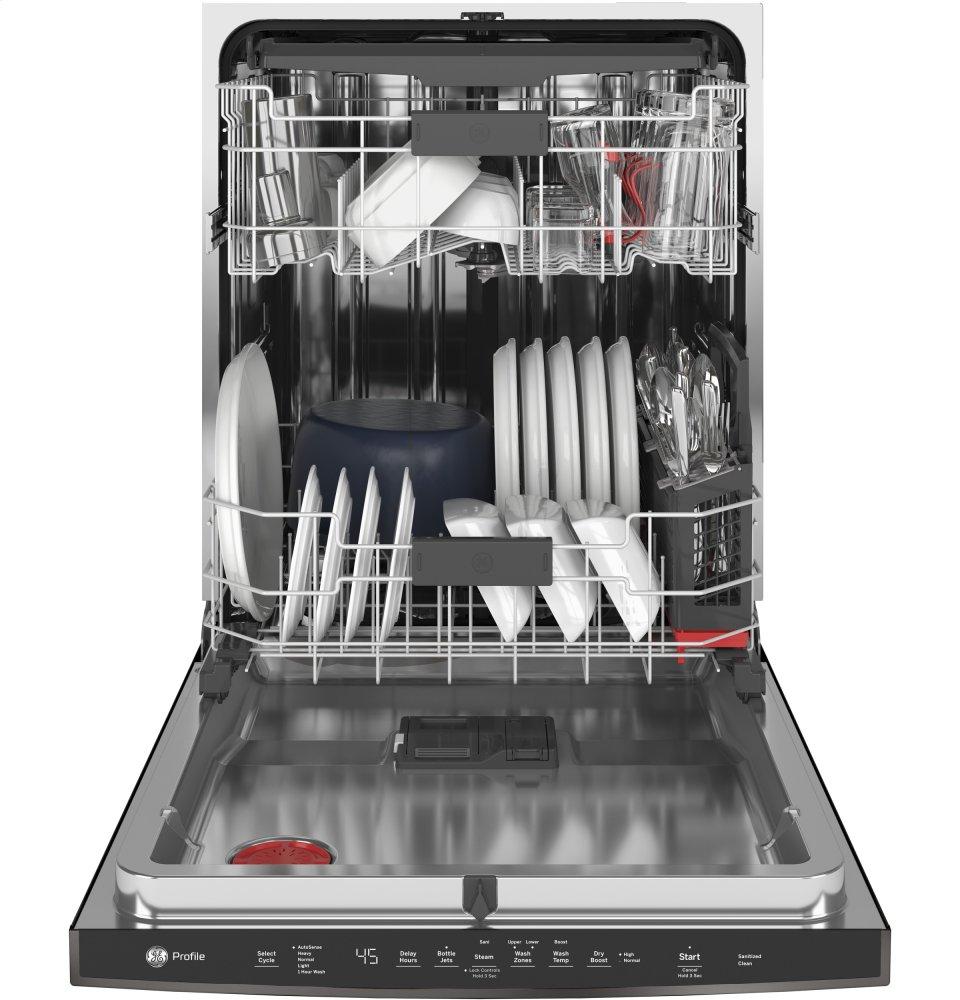 Ge Appliances PDP715SBNTS Ge Profile™ Top Control With Stainless Steel Interior Dishwasher With Sanitize Cycle & Dry Boost With Fan Assist