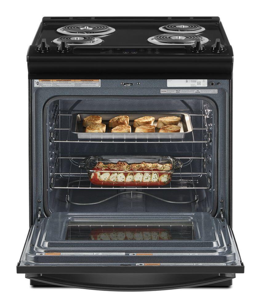 Whirlpool WEC310S0LB 4.8 Cu. Ft. Whirlpool® Electric Range With Frozen Bake™ Technology