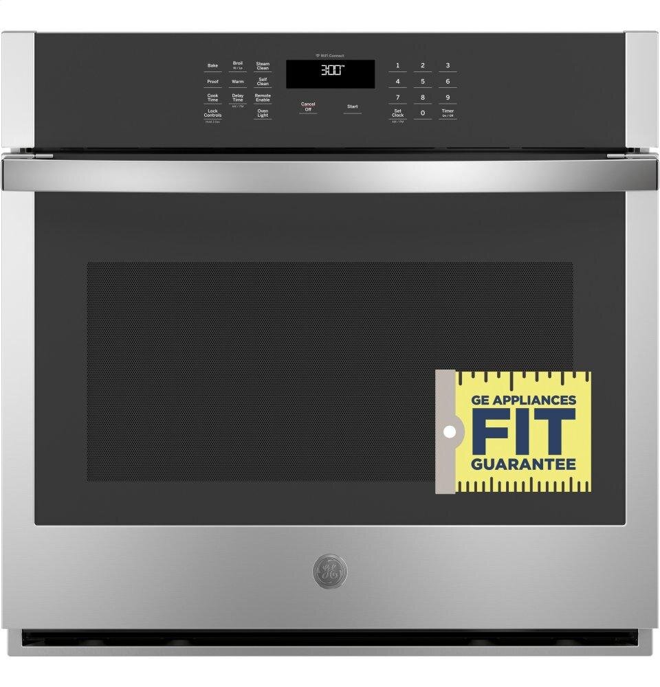 Ge Appliances JTS3000SNSS Ge® 30" Smart Built-In Self-Clean Single Wall Oven With Never-Scrub Racks