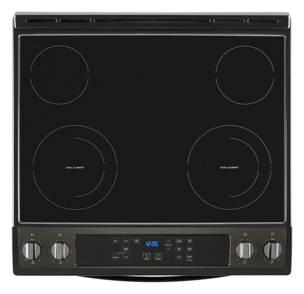 Whirlpool WEE515S0LV 4.8 Cu. Ft. Whirlpool® Electric Range With Frozen Bake™ Technology