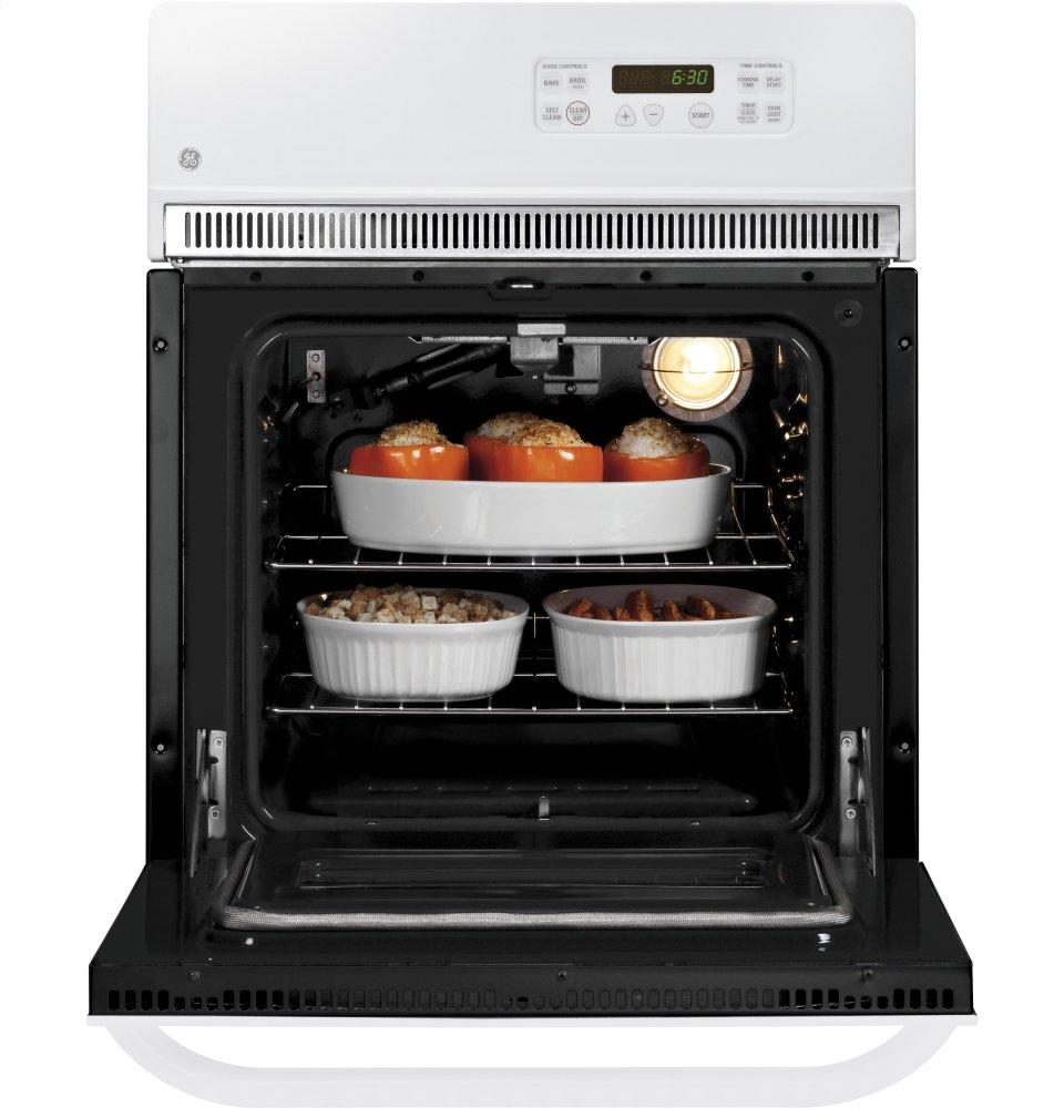 Ge Appliances JRP20WJWW Ge® 24" Electric Single Self-Cleaning Wall Oven