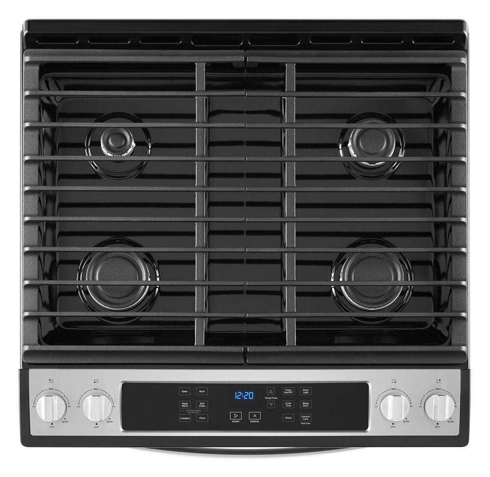 Whirlpool WEG515S0LS 5.0 Cu. Ft. Whirlpool® Gas Range With Frozen Bake™ Technology
