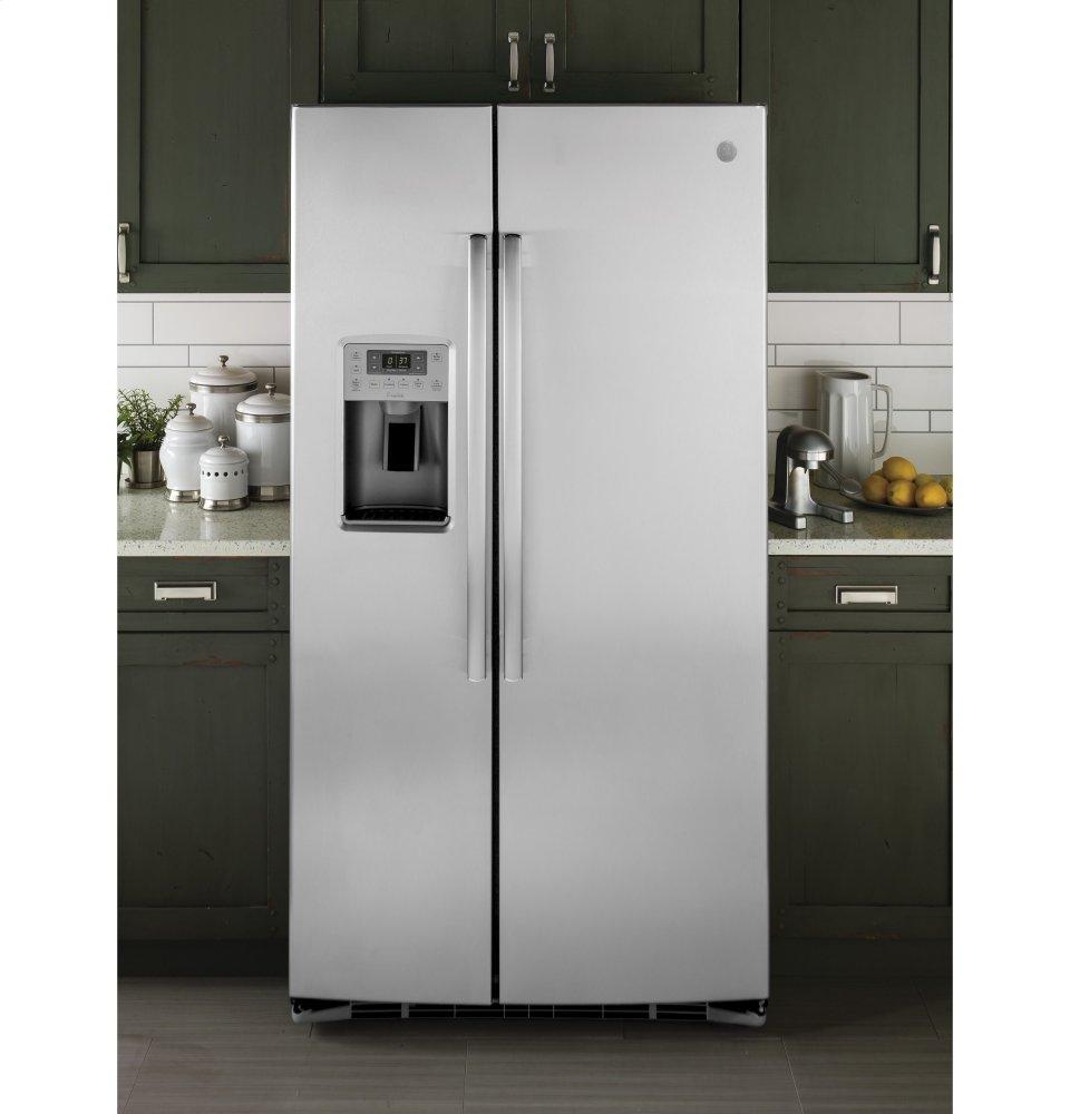 Ge Appliances PSE25KSHSS Ge Profile™ Series Energy Star® 25.3 Cu. Ft. Side-By-Side Refrigerator