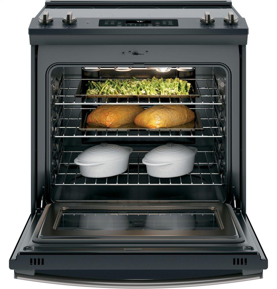 Ge Appliances JS760FLDS Ge® 30" Slide-In Electric Convection Range