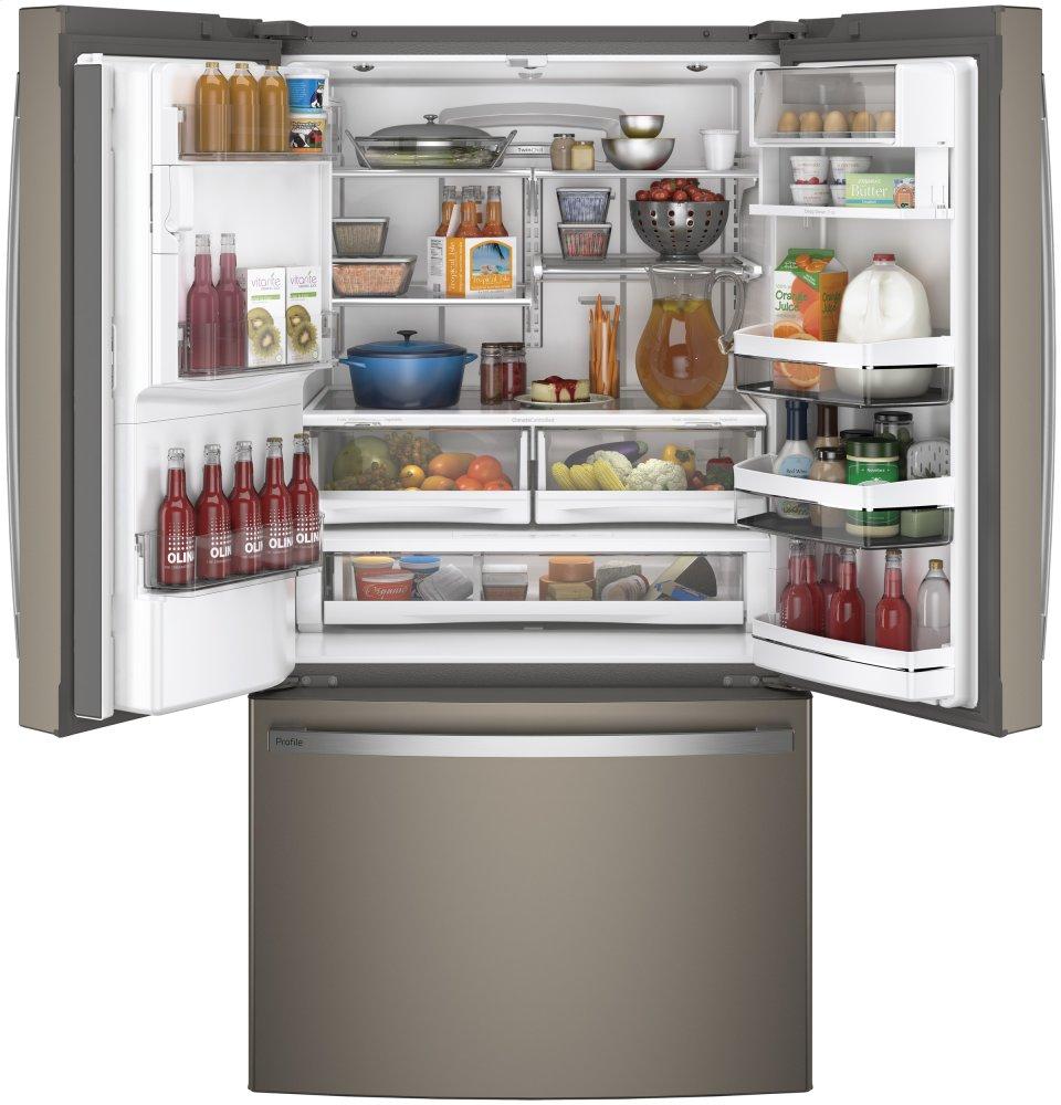 Ge Appliances PFE28KMKES Ge Profile™ Series Energy Star® 27.7 Cu. Ft. French-Door Refrigerator With Hands-Free Autofill