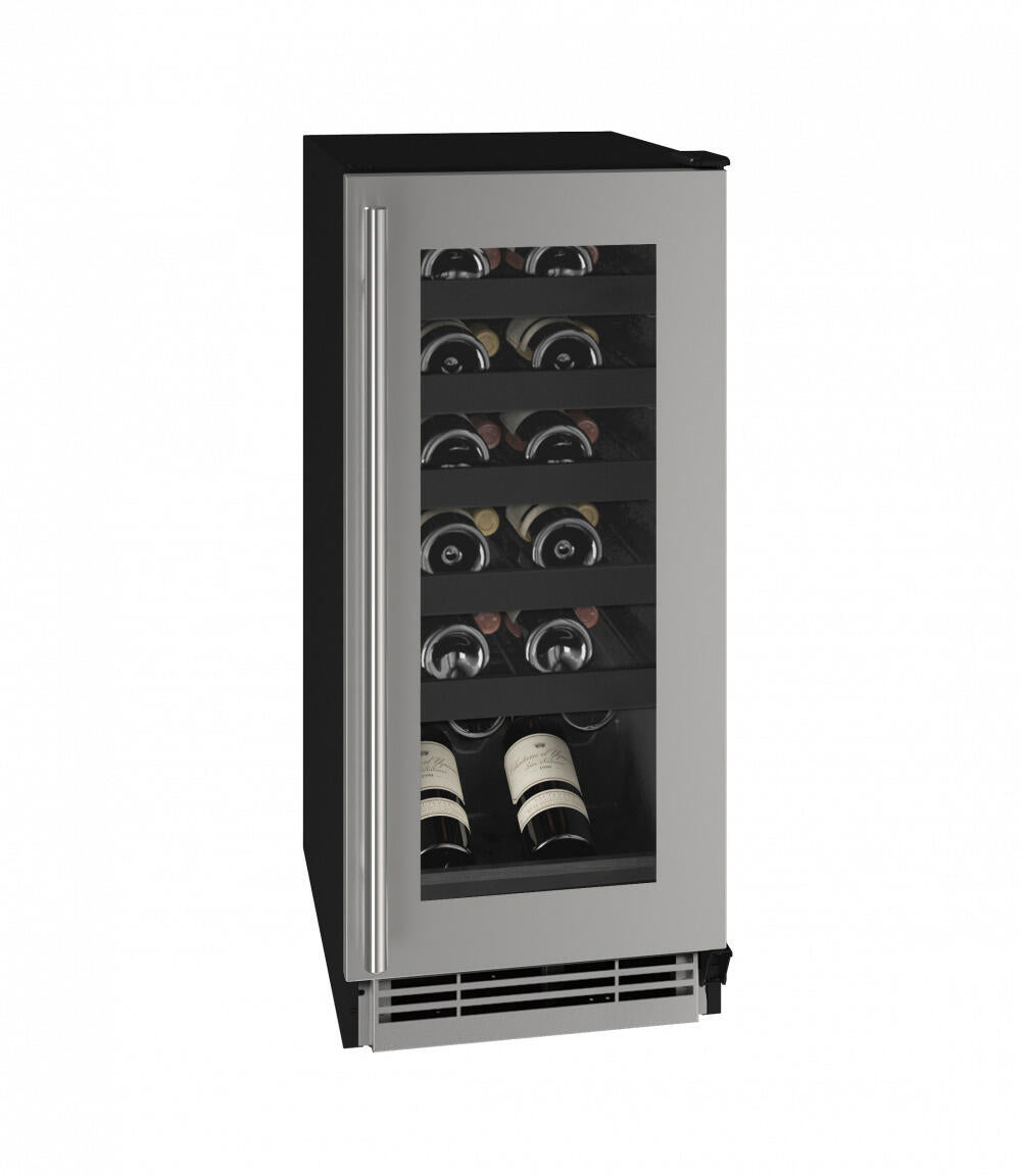 U-Line UHWC115SG01A Hwc115 15" Wine Refrigerator With Stainless Frame Finish (115V/60 Hz Volts /60 Hz Hz)