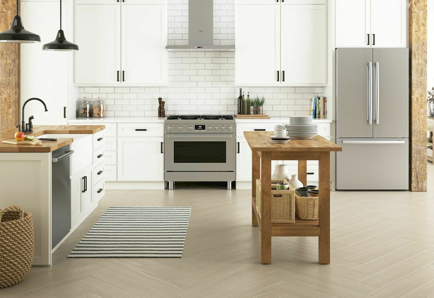 Bosch HGS8655UC 800 Series Gas Freestanding Range 36'' Stainless Steel Hgs8655Uc