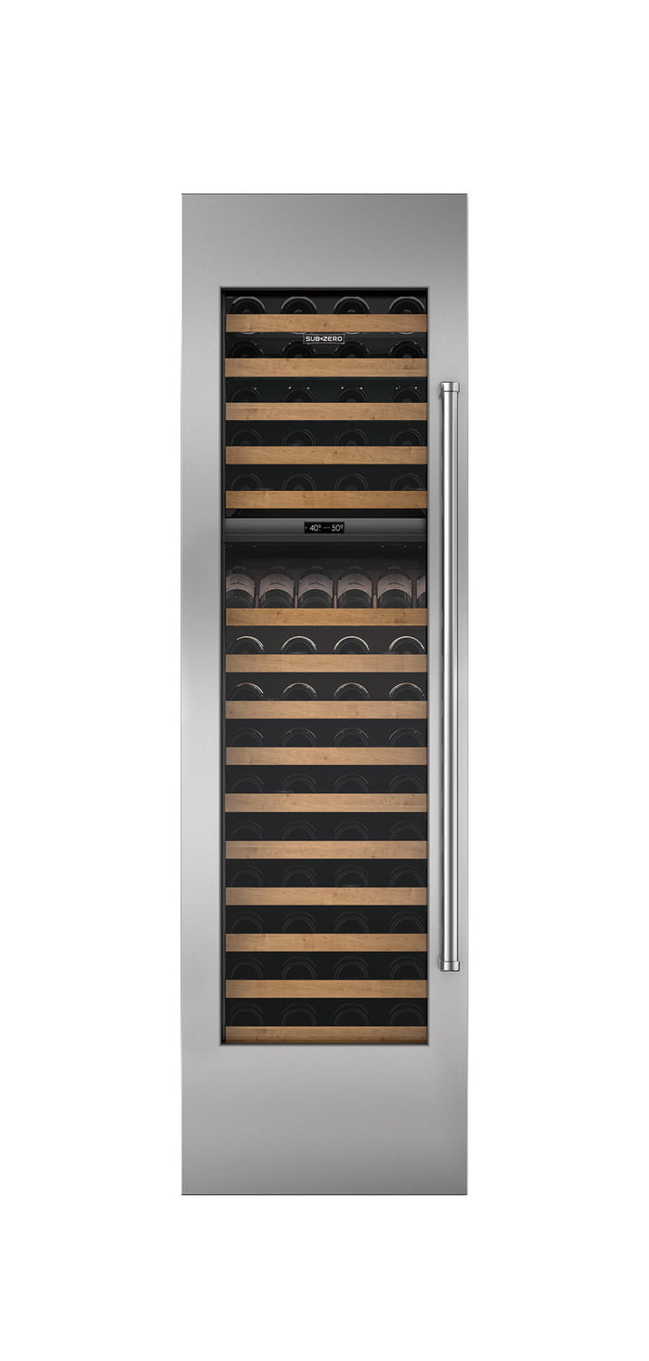 Sub-Zero 7025347 Stainless Steel Wine Storage Door Panel With Pro Handle And 6