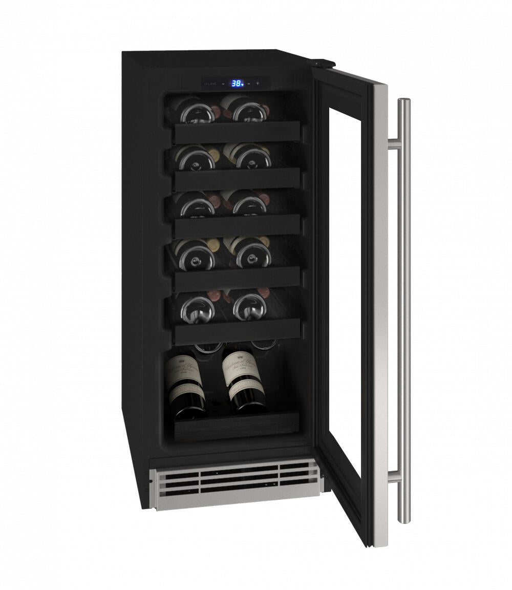 U-Line UHWC115SG01A Hwc115 15" Wine Refrigerator With Stainless Frame Finish (115V/60 Hz Volts /60 Hz Hz)