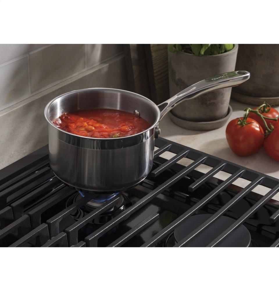 Ge Appliances PGP7030DLBB Ge Profile™ 30" Built-In Gas Cooktop With 5 Burners And Optional Extra-Large Cast Iron Griddle