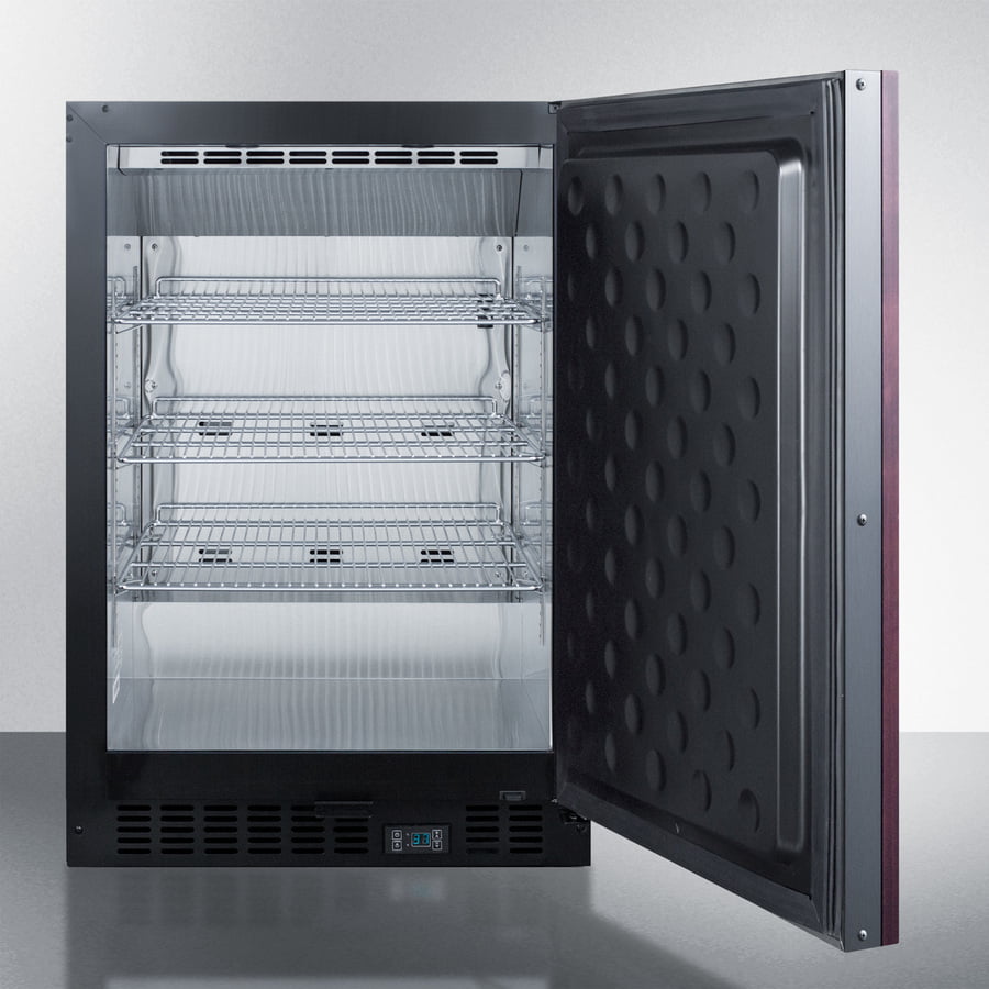 Summit SCR610BLSDIF 24" Wide Built-In Beverage Center