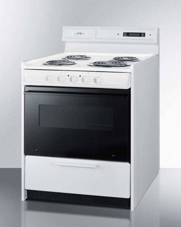 Summit WEM230DK 30" Wide Electric Coil Top Range