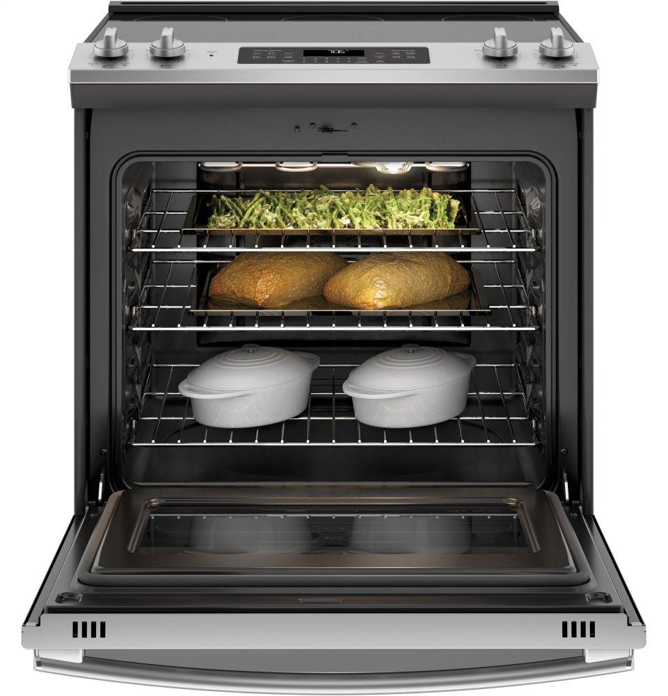 Ge Appliances JS760SLSS Ge® 30" Slide-In Electric Convection Range