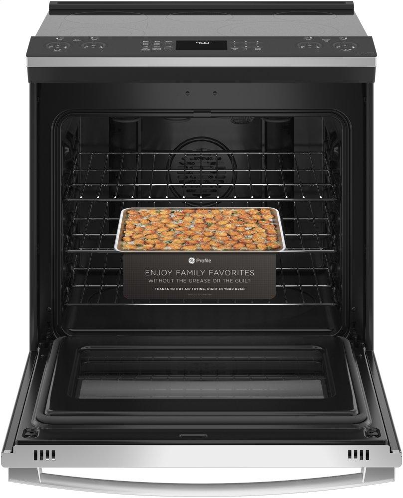 Ge Appliances PSS93YPFS Ge Profile™ 30" Smart Slide-In Electric Convection Fingerprint Resistant Range With No Preheat Air Fry