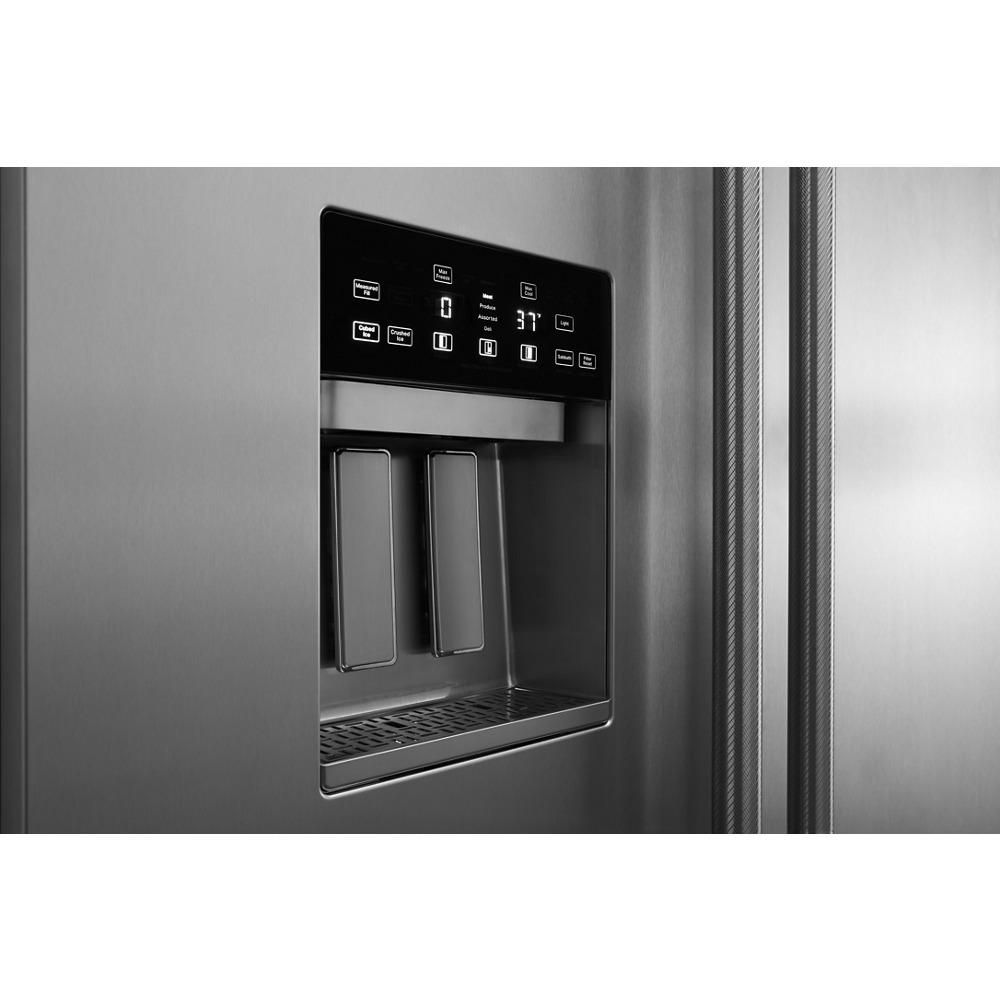 Jennair JBSS48E22L Rise™ 48" Built-In Side-By-Side Refrigerator With External Ice And Water Dispenser