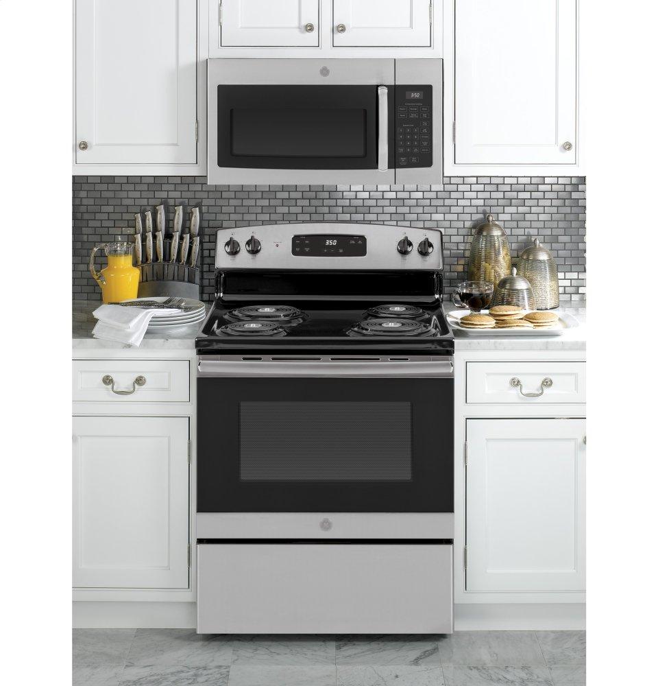 Ge Appliances JVM3160RFSS Ge® 1.6 Cu. Ft. Over-The-Range Microwave Oven