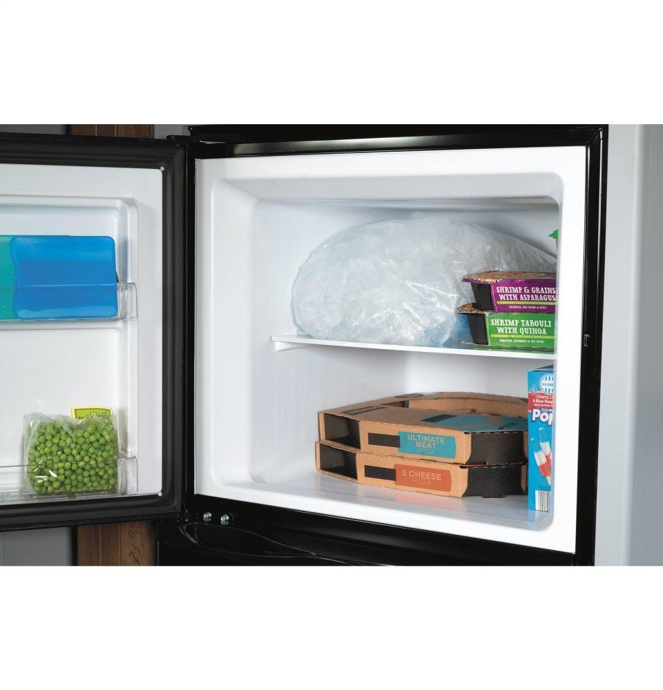 Ge Appliances GPV10FGNBB Ge® 9.8 Cu. Ft. 12 Volt Dc Power Top-Freezer Refrigerator