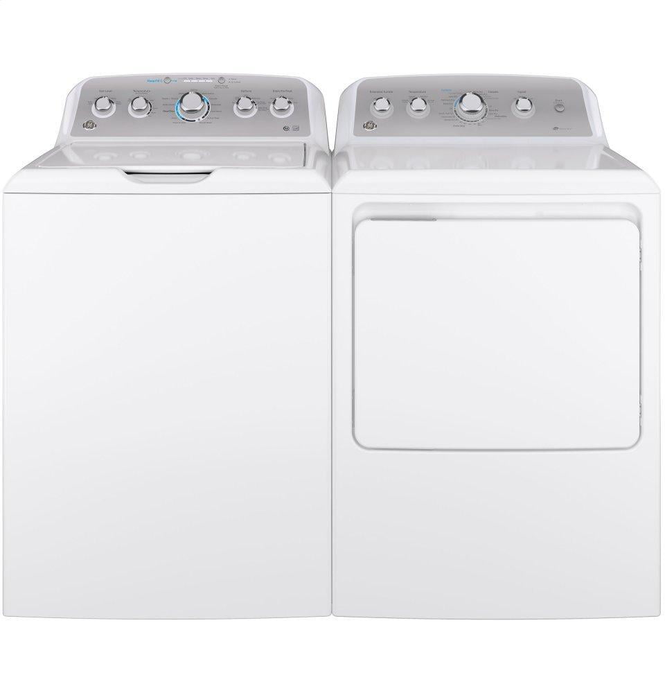 Ge Appliances GTD45GASJWS Ge® 7.2 Cu. Ft. Capacity Aluminized Alloy Drum Gas Dryer With Sensor Dry