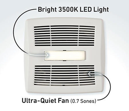 Broan AE80BL Broan-Nutone® Wall Vent Kit, 3" Or 4" Round Duct