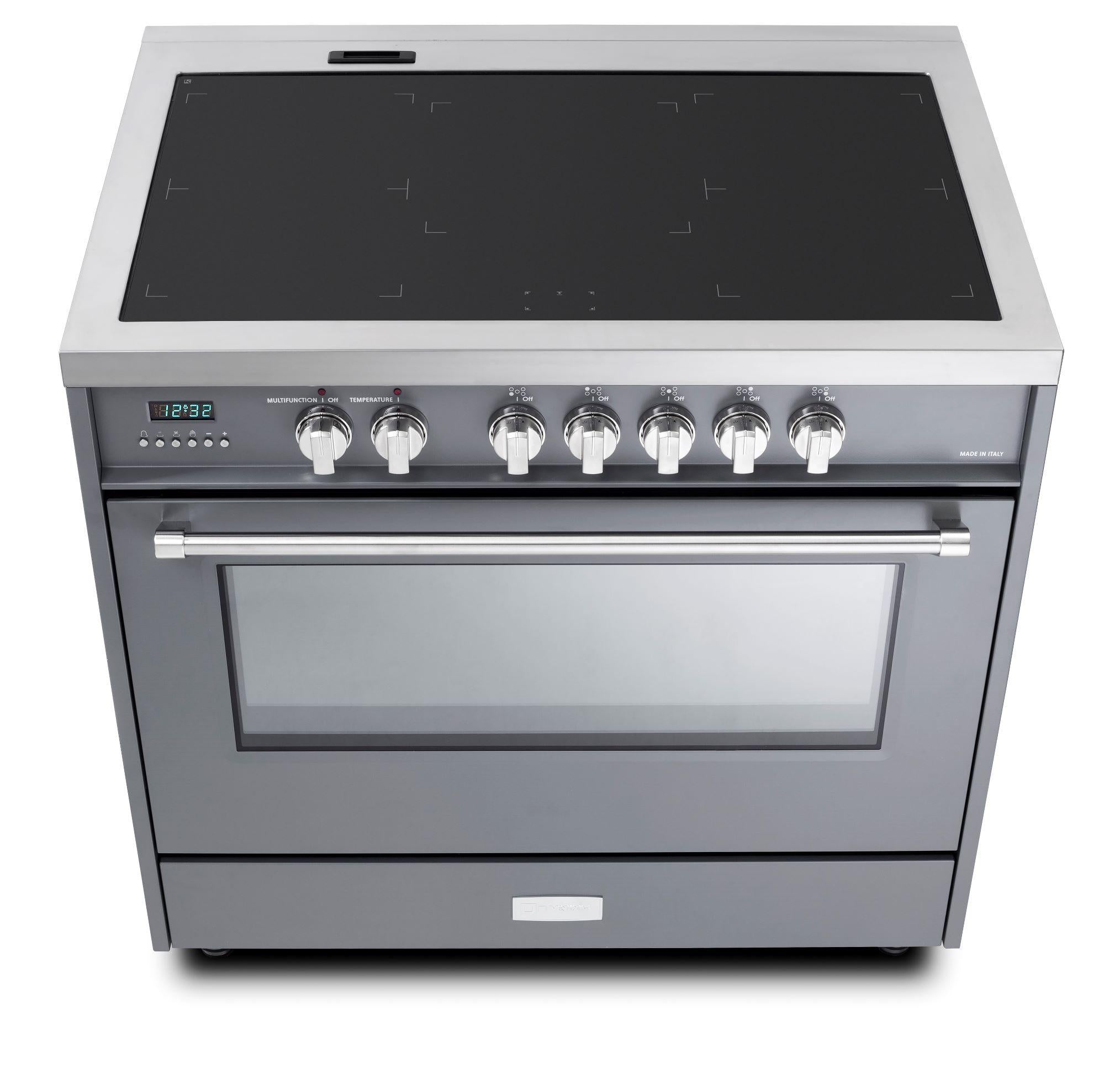 Verona VDFSIE365SG Slate Gray 36" Designer Induction Range