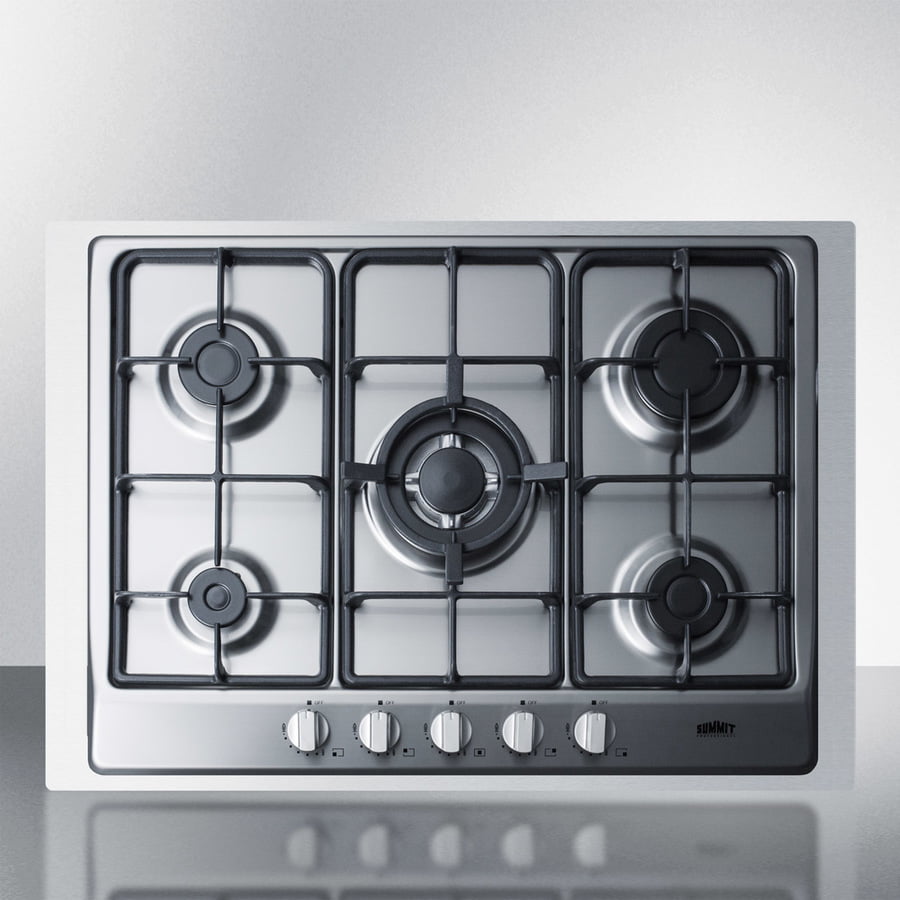 Summit GC527SSTK30 30" Wide 5-Burner Gas Cooktop