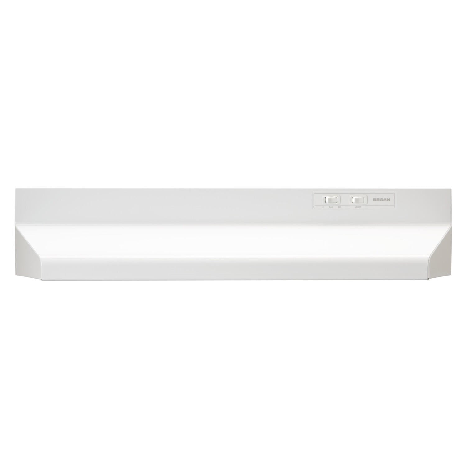Broan BUEZ030WW Broan® 30-Inch Ducted Under-Cabinet Range Hood W/ Easy Install System, 160 Cfm, White