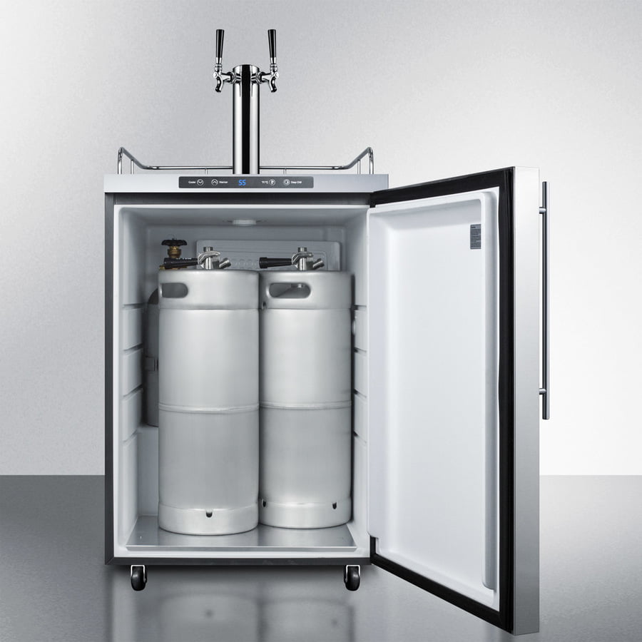 Summit SBC635MOS7HVTWIN 24" Wide Outdoor Kegerator