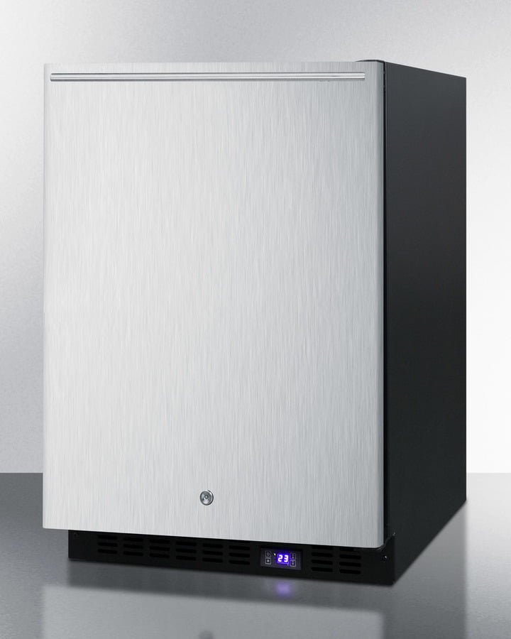Summit SPFF51OSSSHHIM 24" Wide Outdoor All-Freezer With Icemaker