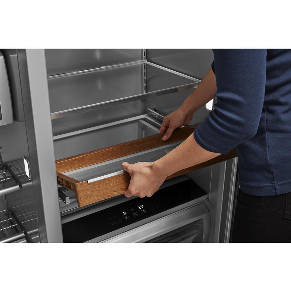 Kitchenaid KBSN702MPS 25.5 Cu Ft. 42" Built-In Side-By-Side Refrigerator With Printshield™ Finish