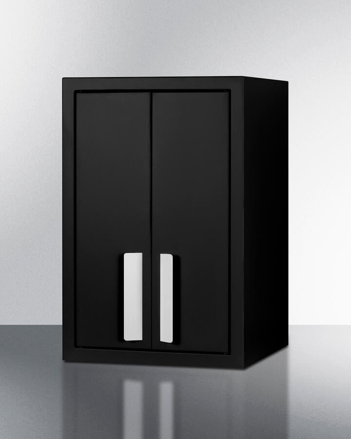 Summit CAB12TALLBLK 12" Wide Wall Cabinet