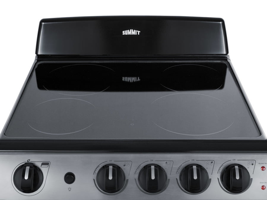 Summit REX2451SS 24" Wide Electric Smooth-Top Range