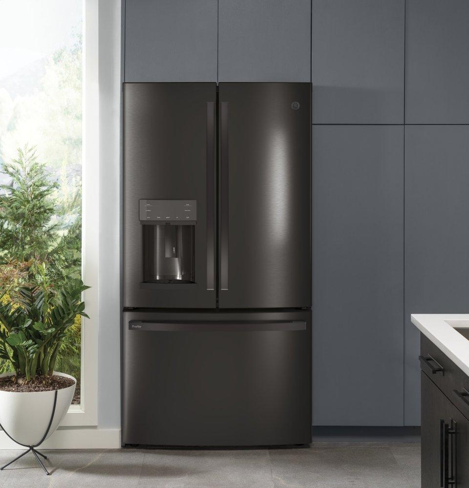 Ge Appliances PFE28KBLTS Ge Profile™ Series Energy Star® 27.7 Cu. Ft. French-Door Refrigerator With Hands-Free Autofill