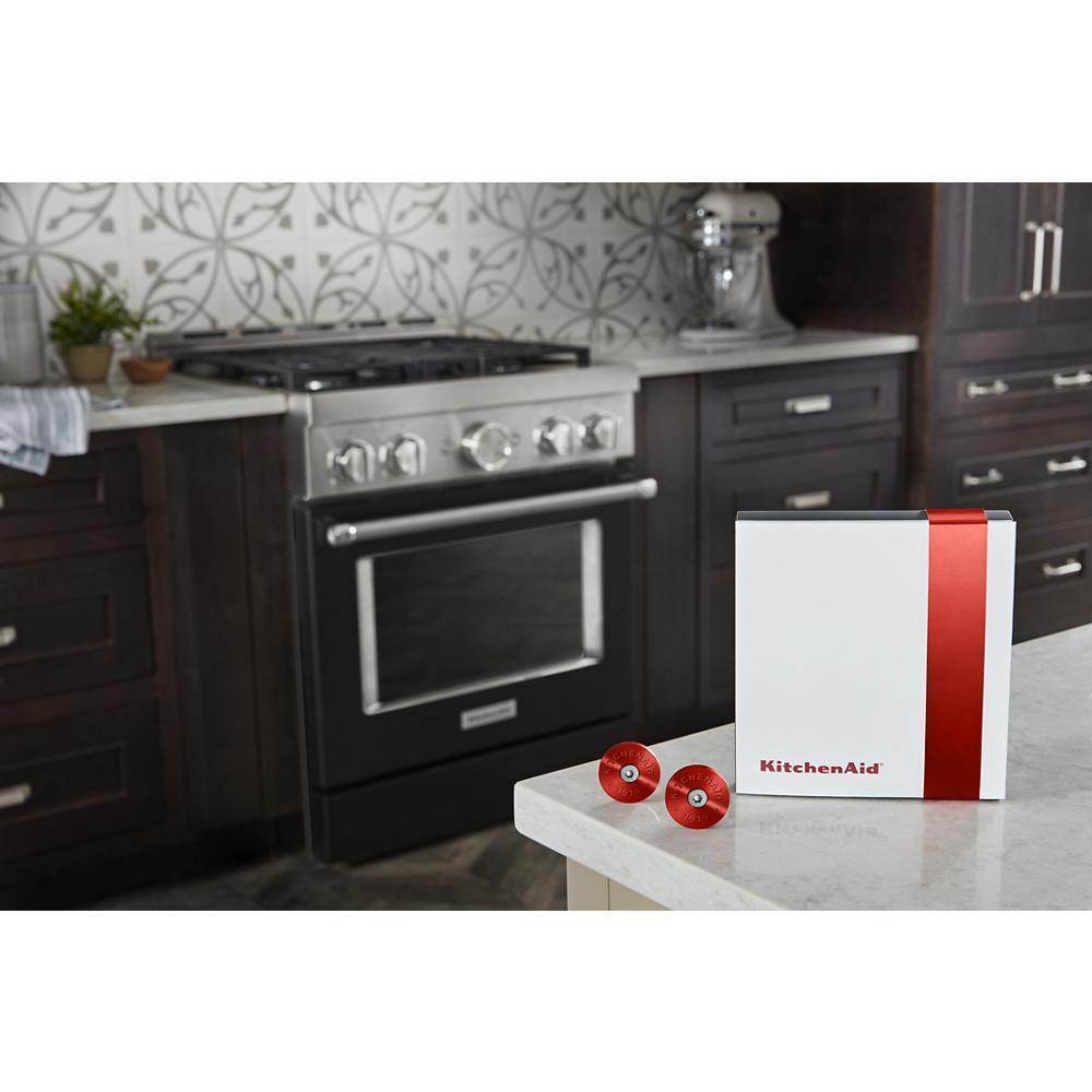 Maytag W11368841RE Kitchenaid® Commercial-Style Range Handle Medallion Kit