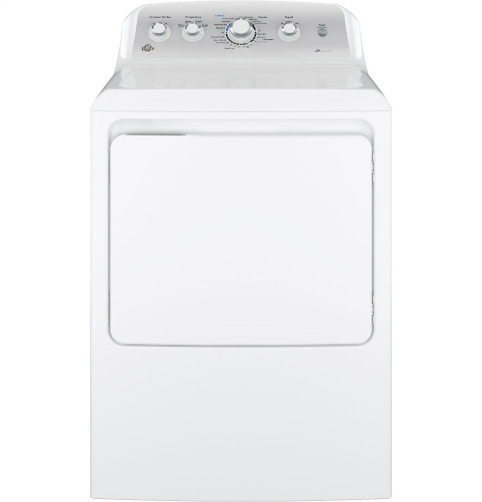 Ge Appliances GTD45GASJWS Ge® 7.2 Cu. Ft. Capacity Aluminized Alloy Drum Gas Dryer With Sensor Dry
