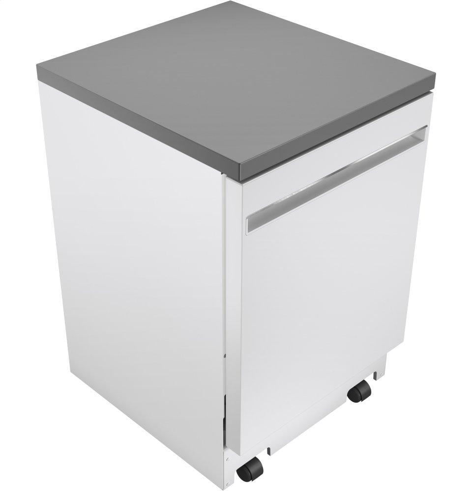 Ge Appliances GPT225SGLWW Ge® 24" Stainless Steel Interior Portable Dishwasher With Sanitize Cycle
