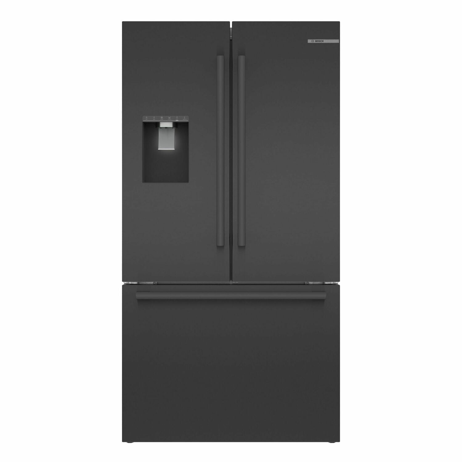 Bosch B36CD50SNB 500 Series French Door Bottom Mount Refrigerator 36'' Black Stainless Steel B36Cd50Snb