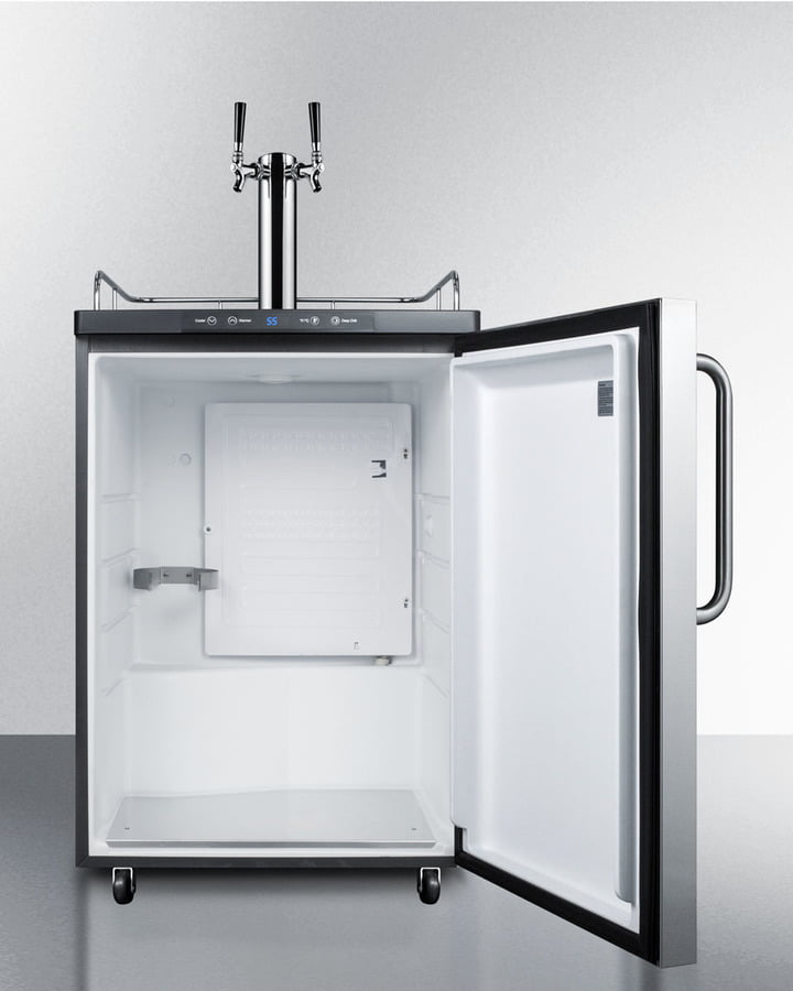 Summit SBC635MBI7SSTBTWIN 24" Wide Built-In Kegerator