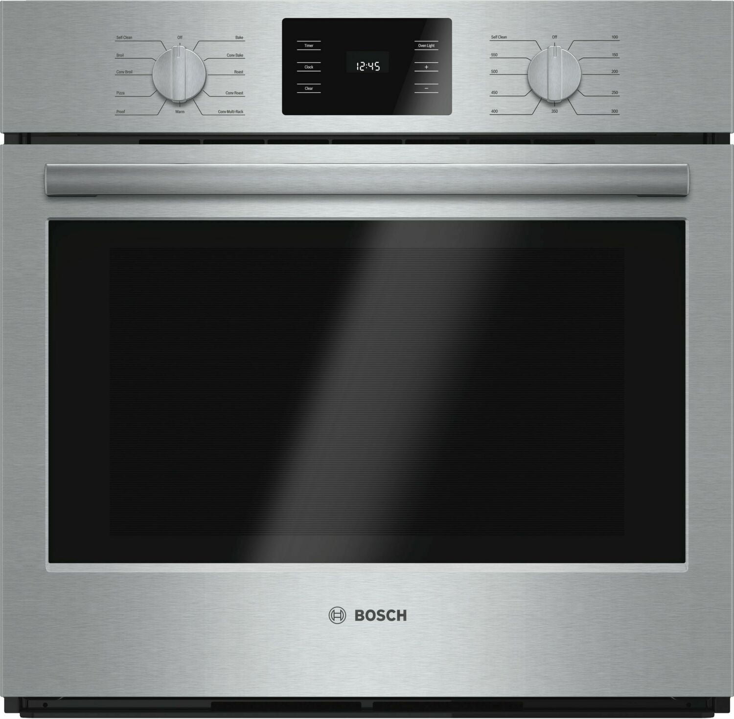Bosch HBL5451UC 500 Series, 30", Single Wall Oven, Ss, Eu Convection, Knob Control
