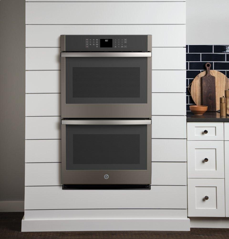 Ge Appliances JTD3000ENES Ge® 30" Smart Built-In Self-Clean Double Wall Oven With Never-Scrub Racks