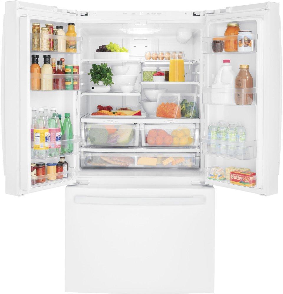 Ge Appliances GNE27JGMWW Ge® Energy Star® 27.0 Cu. Ft. French-Door Refrigerator