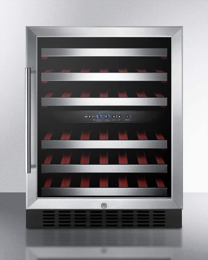 Summit SWC530BLBISTCSSADA 24" Wide Built-In Wine Cellar, Ada Compliant