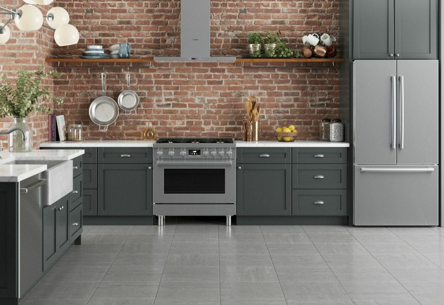 Bosch HGS8655UC 800 Series Gas Freestanding Range 36'' Stainless Steel Hgs8655Uc