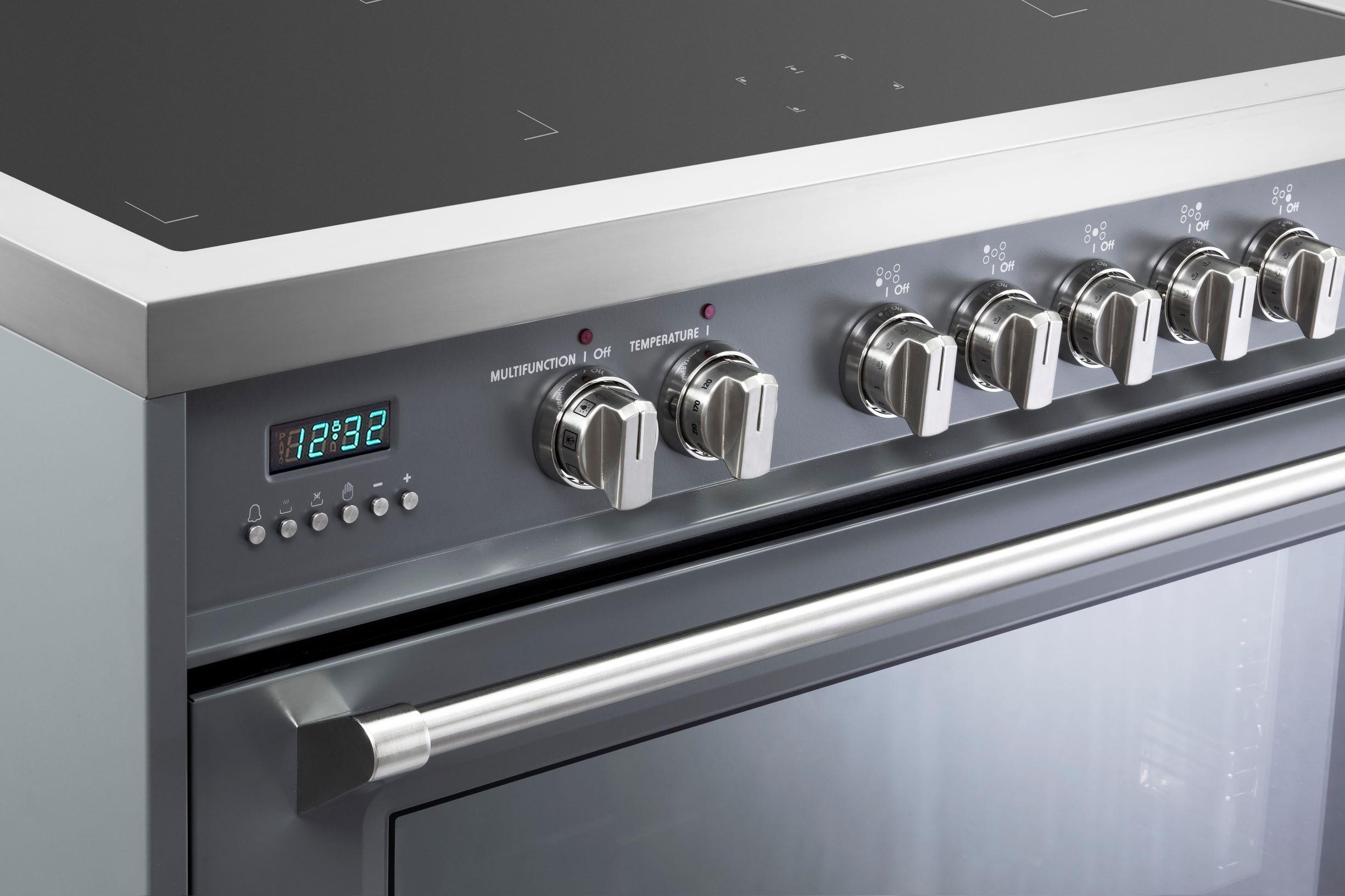 Verona VDFSIE365SG Slate Gray 36" Designer Induction Range