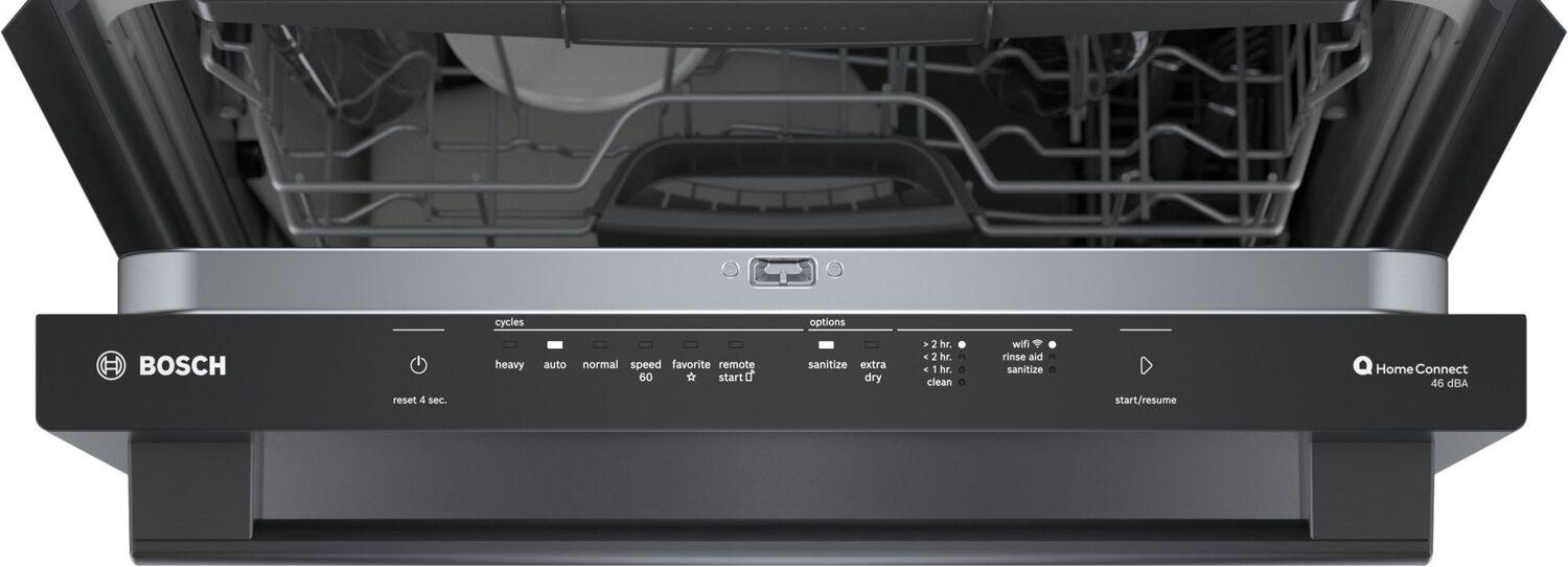 Bosch SHX5AEM4N 100 Premium Dishwasher 24" Black Stainless Steel