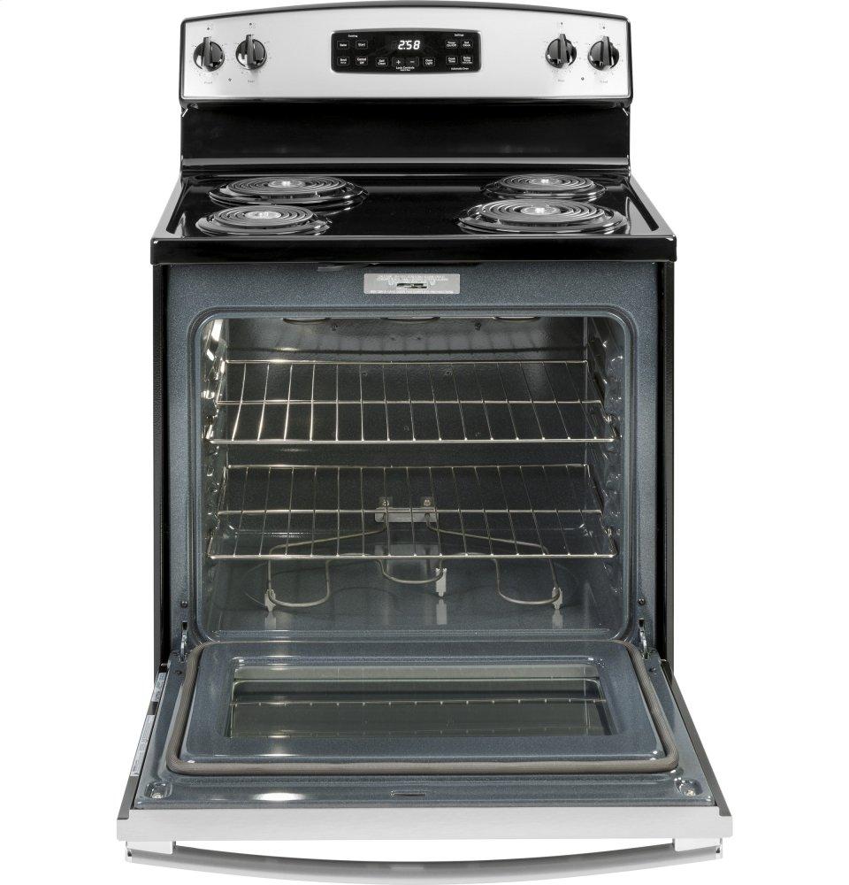 Ge Appliances JB258RMSS Ge® 30" Free-Standing Self-Clean Electric Range