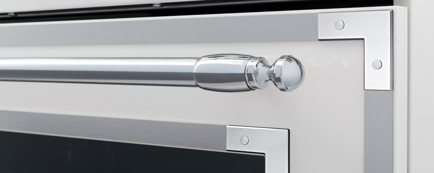 Bertazzoni HERT486GGASAVT 48 Inch All-Gas Range 6 Brass Burner And Griddle Avorio