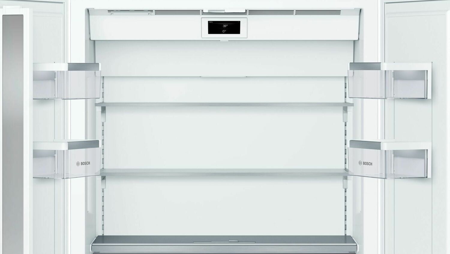 Bosch B36BT930NS Benchmark® Built-In Bottom Freezer Refrigerator 36'' B36Bt930Ns
